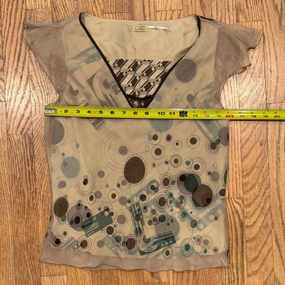 Max Studio Abstract Patterned Blouse - Picture 4 of 13